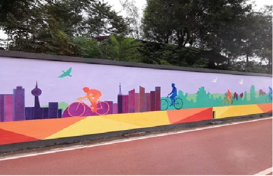 蒙城墙体彩绘-围墙