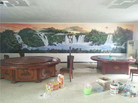 蒙城墙绘-写实风景