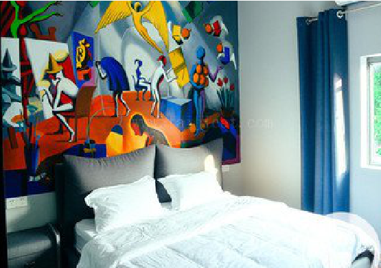 蒙城对于酒店的墙体彩绘而言更注重哪些方面？