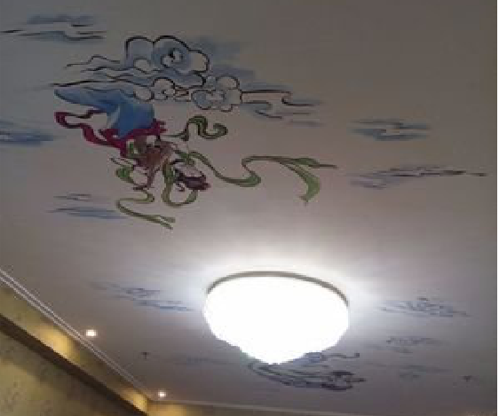 蒙城如何快速绘制天花板上的手绘墙？