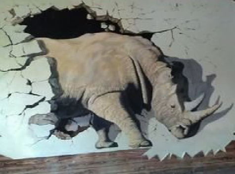 蒙城在墙绘中，如何绘制3D效果？